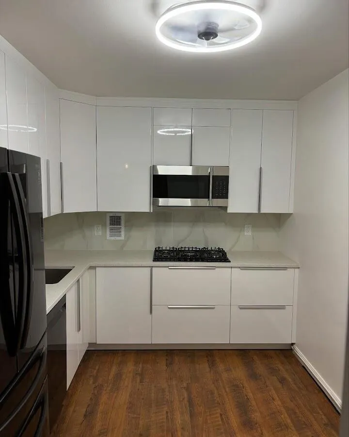 Renovated kitchen with quartz countertops in Coldwater